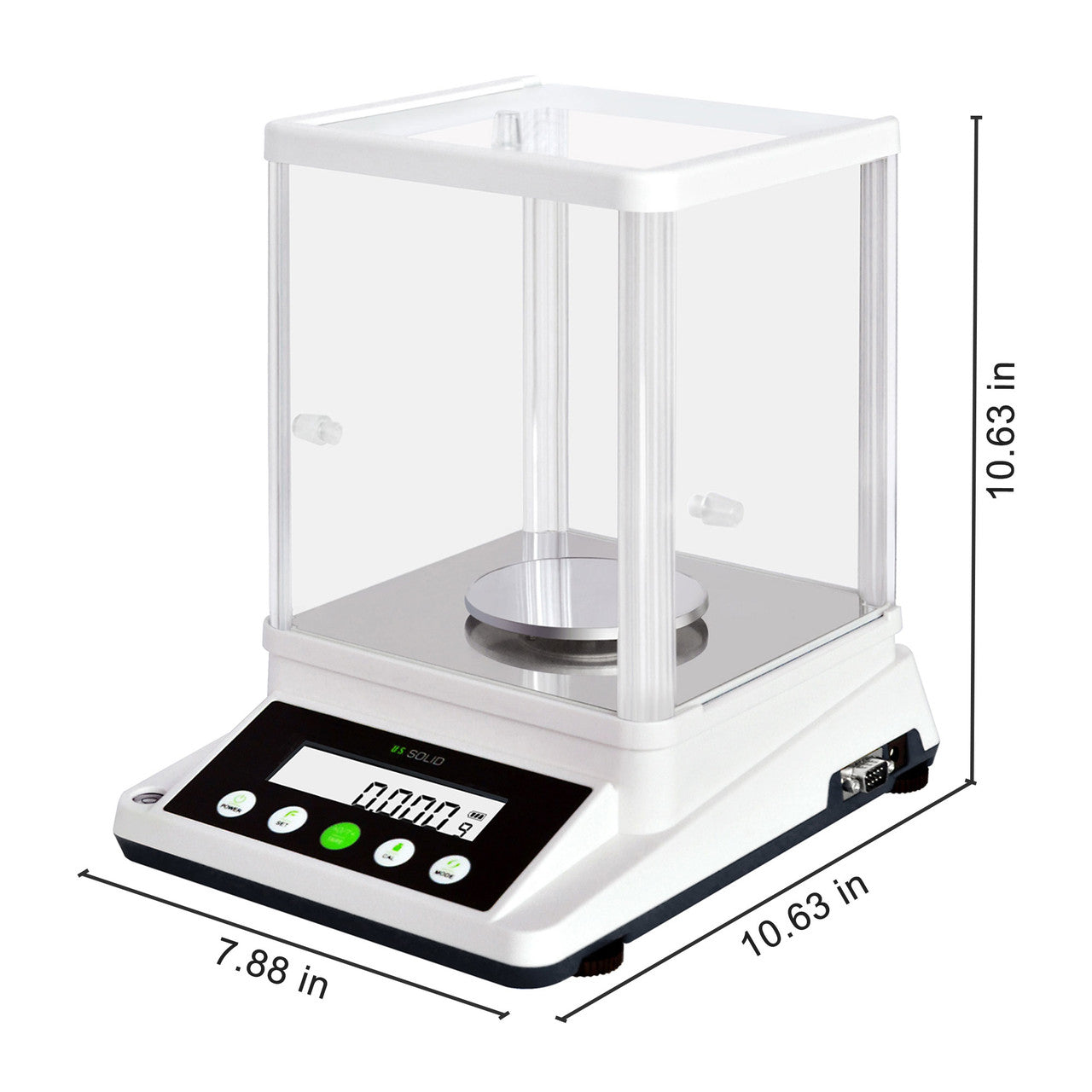 U.S. Solid 0.1 mg Analytical Balance – Auto-Calibration Lab Science Electronic Balance, 100 g x 0.0001 g