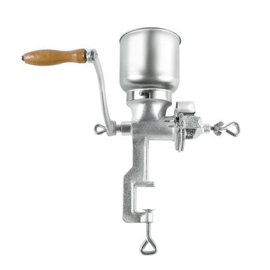 Manual Grain Grinder, Cast Iron Grain Mill Hand Crank for Wheat Corn Coffee Nuts with Table Clamp