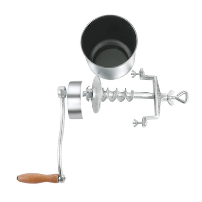 Manual Grain Grinder, Cast Iron Grain Mill Hand Crank for Wheat Corn Coffee Nuts with Table Clamp