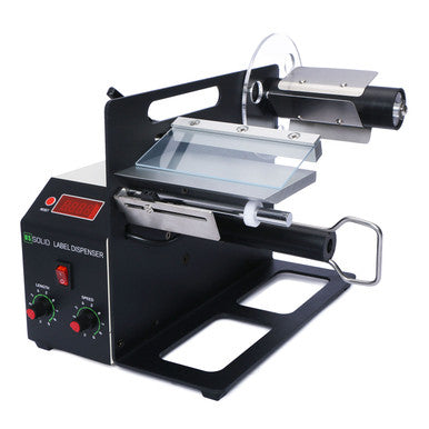 U.S. Solid Automatic Label Dispenser for 4-120 MM Width, 4-200 MM Length Translucent and Opaque Labels