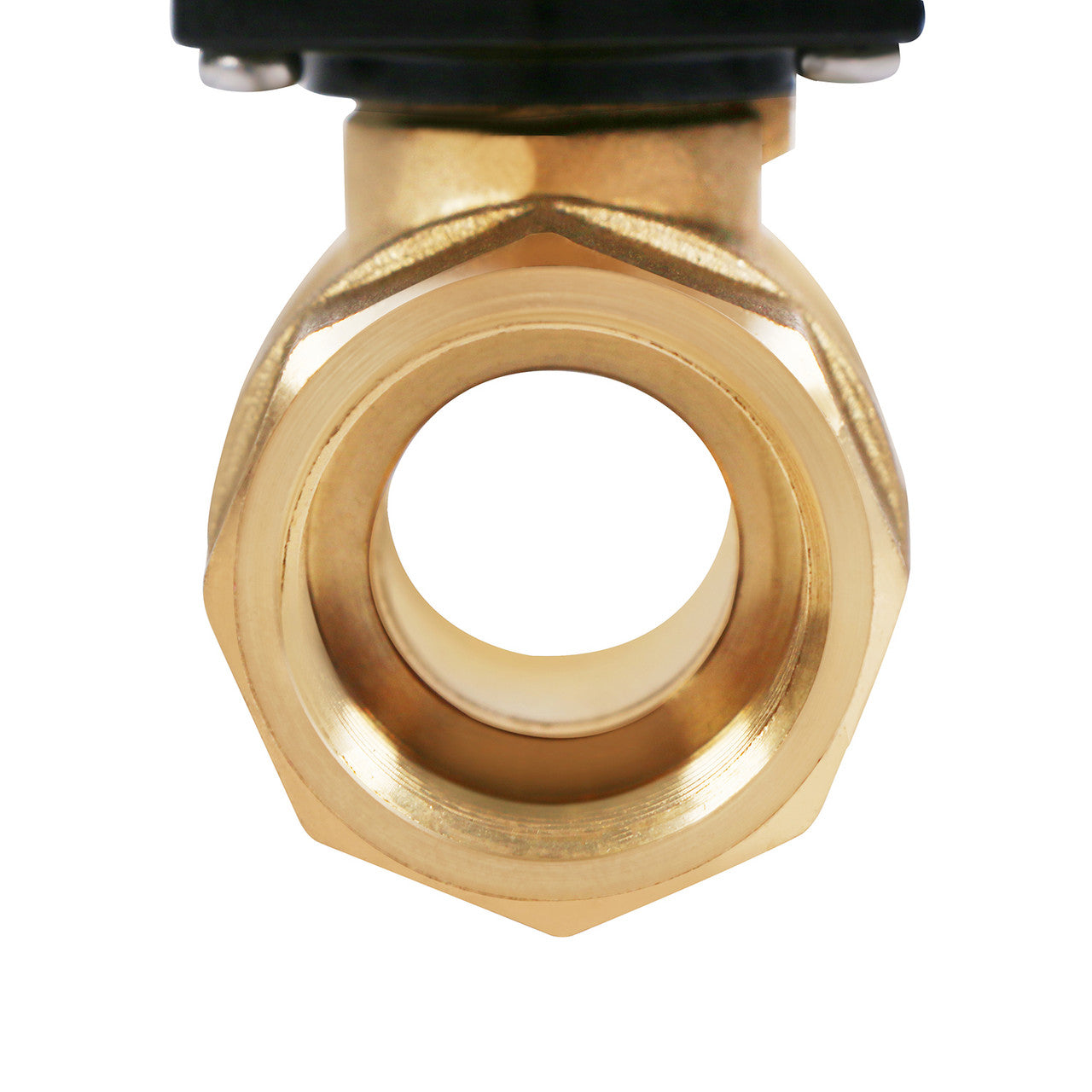 3/4" Motorized Ball Valve - Brass Electric Ball Valve with 3 Indicator Lights - 2 Wire Auto Return, Normally Open, 9-36V AC/DC by U.S. Solid