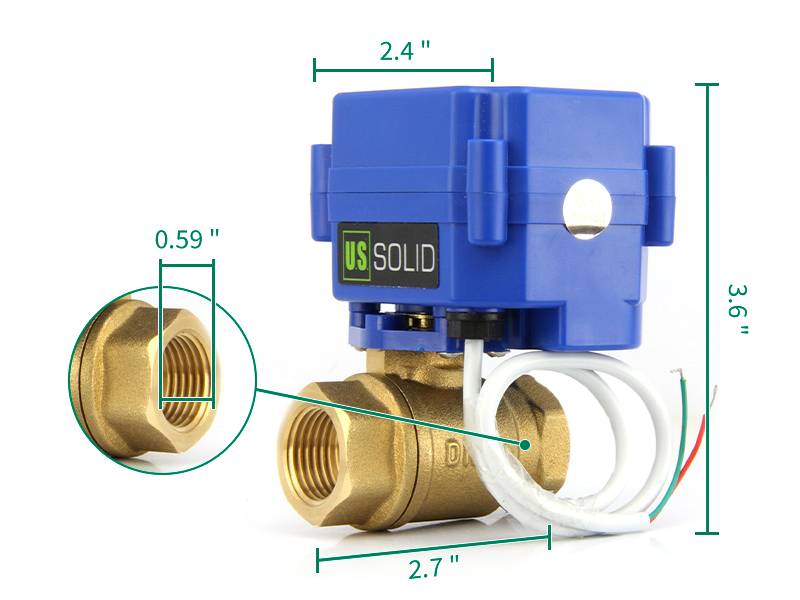 PipeSan – Vanne 3/4" DN20 PN30 – Vanne à Bille En Laiton – Débit
