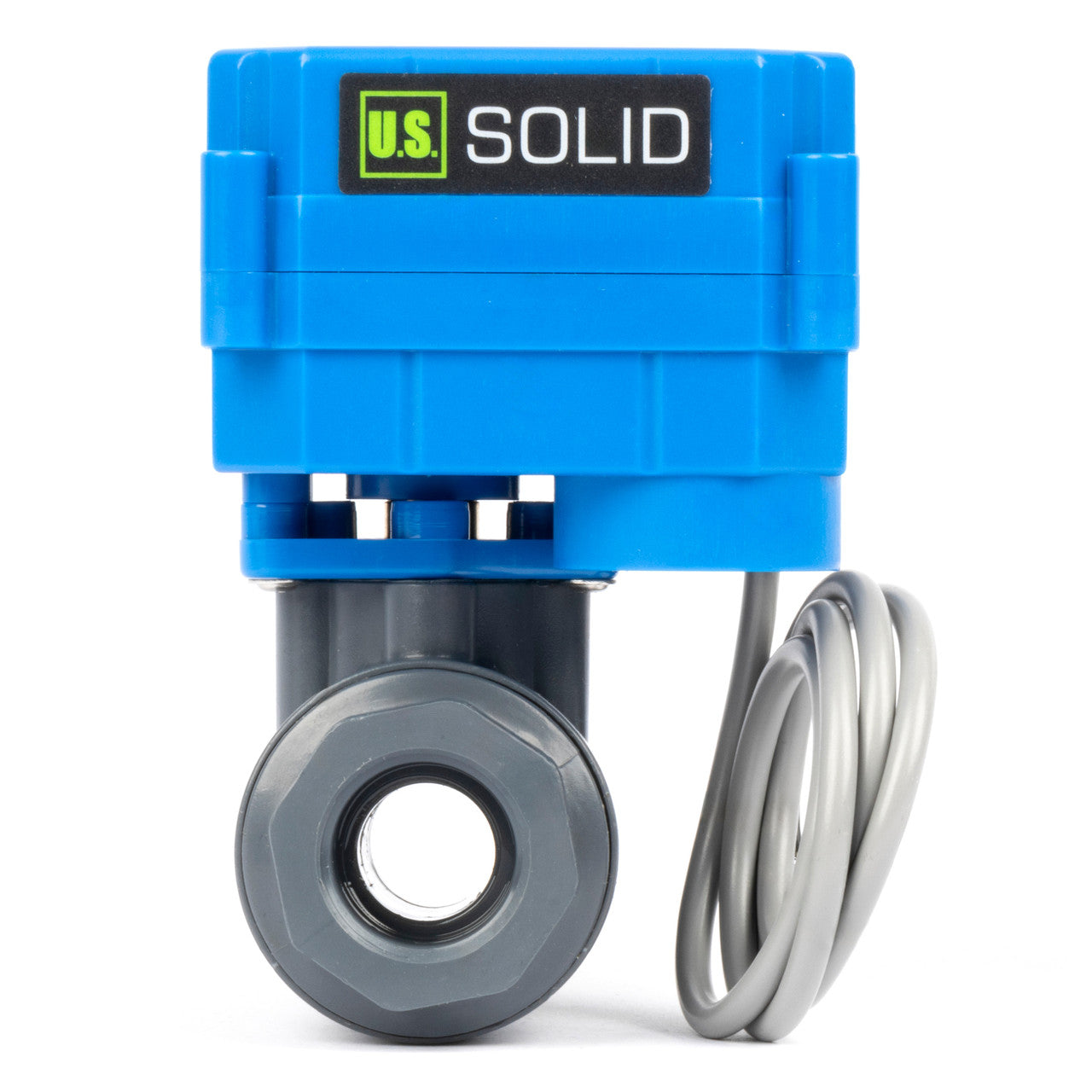 1/2インチ UPVC 電動ボールバルブ - 85-265V AC プラスチック製電動ボールバルブ、フルポート、2線式自動復帰、常時閉