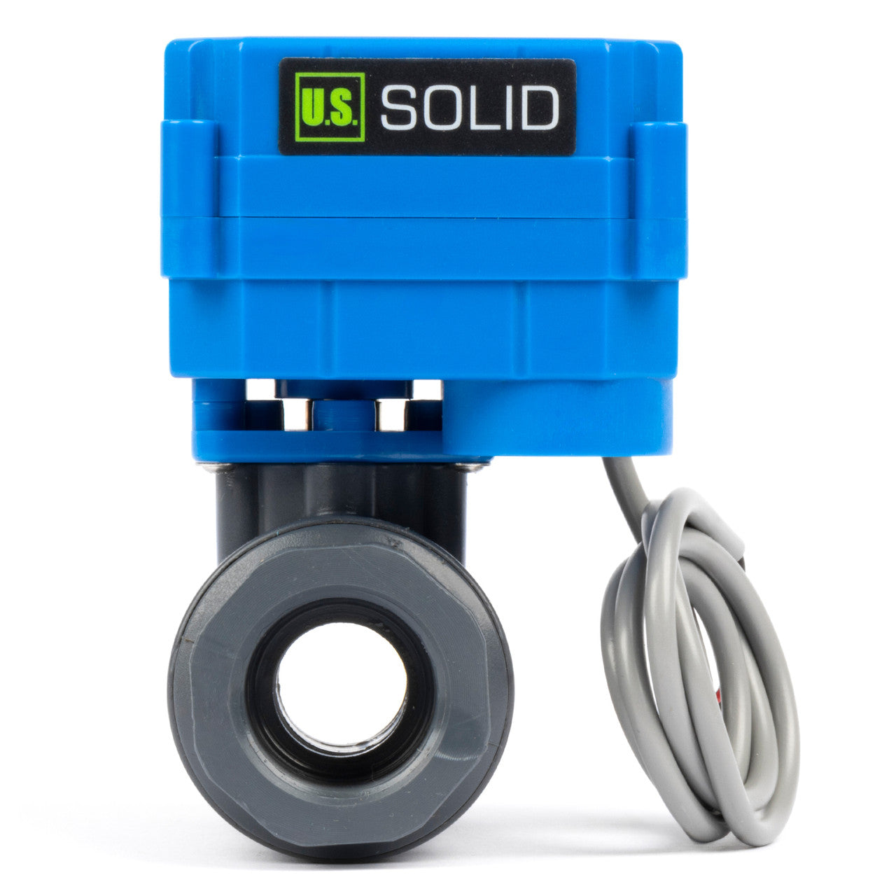 3/4" UPVC Motorized Ball Valve - 85-265V AC Plastic Electrical Ball Valve with Full Port, 2 Wire Auto Return, Normally Open