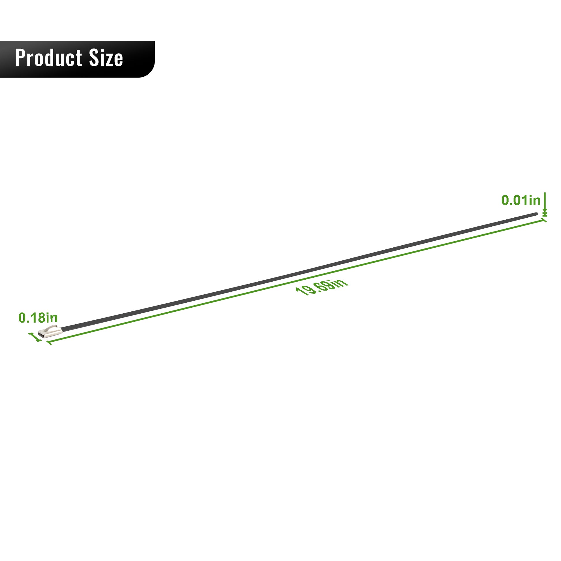 Fascetta Bloccaggio Monoparete 120mm Acciaio Inox Multiclima - D'Alessandris - Foto 2
