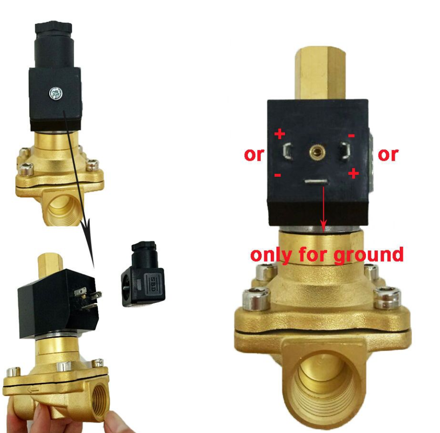 U.S. Solid Electric Solenoid Valve- 1/4" 12V DC 230PSI Solenoid Valve Brass Body Normally Closed, VITON SEAL