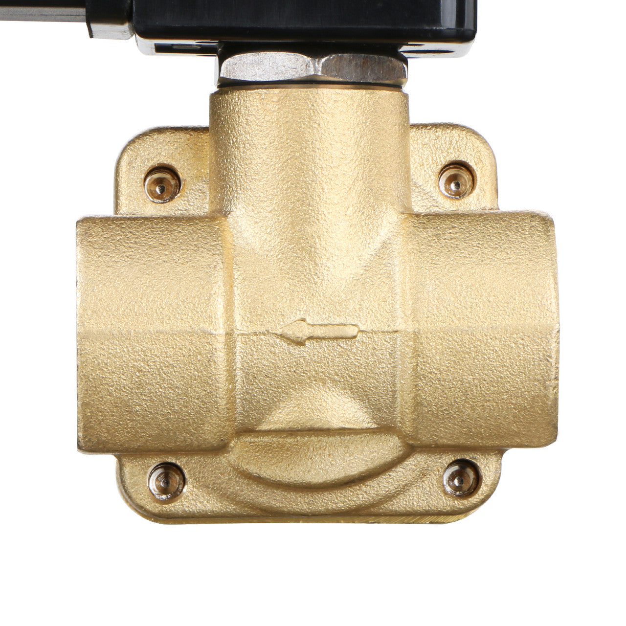 U.S. Solid Electric Solenoid Valve- 1/4" 12V DC 230PSI Solenoid Valve Brass Body Normally Closed, VITON SEAL