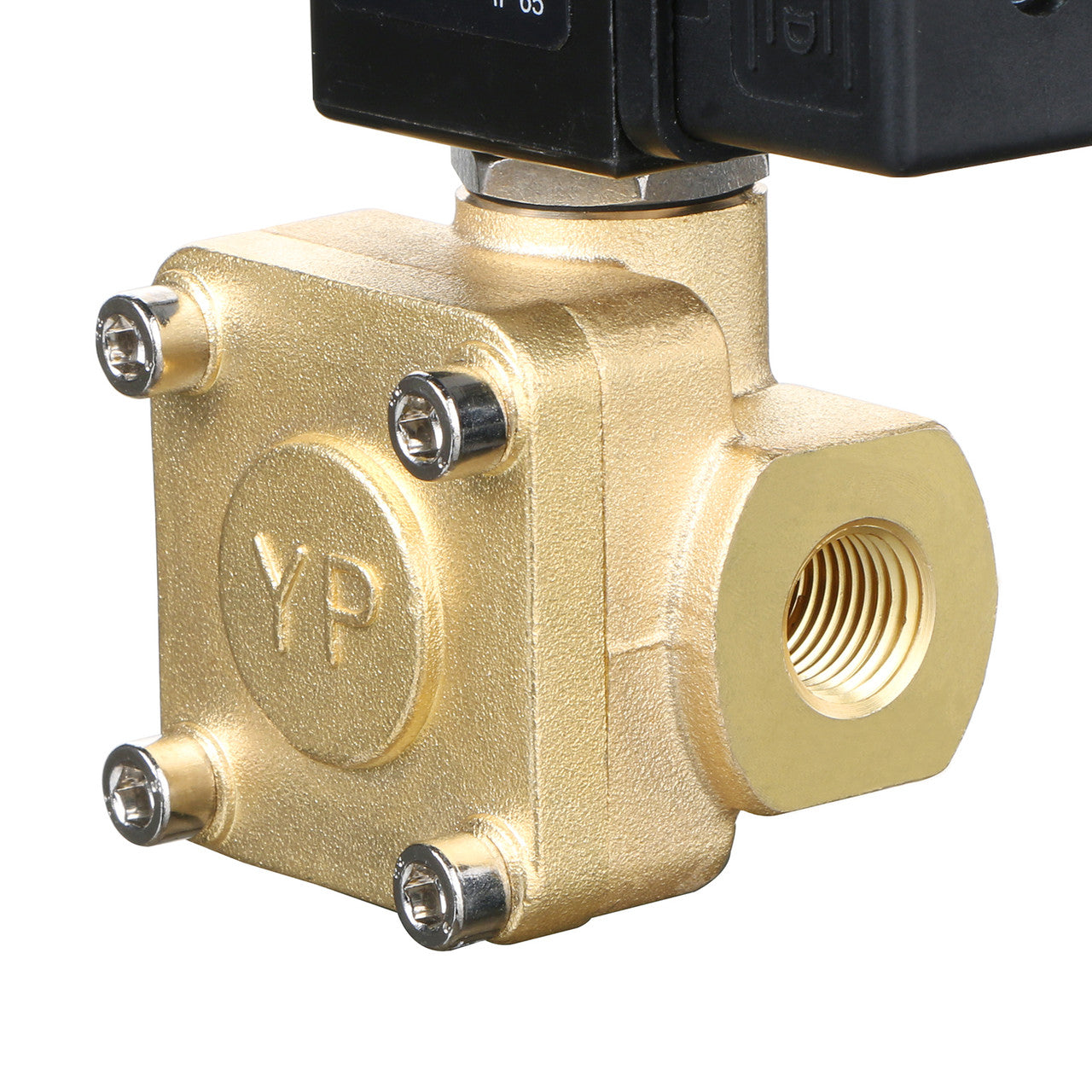 U.S. Solid Electric Solenoid Valve- 1/4" 12V DC 230PSI Solenoid Valve Brass Body Normally Closed, VITON SEAL