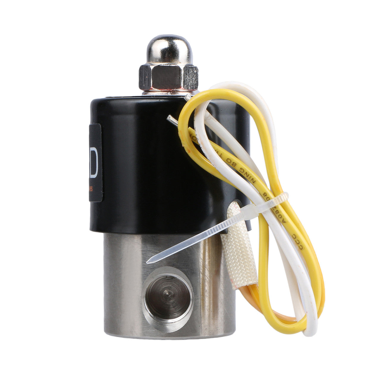 U.S. Solid Electric Solenoid Valve- 1/4" 110V AC Solenoid Valve Stainless Steel Body Normally Closed, VITON SEAL