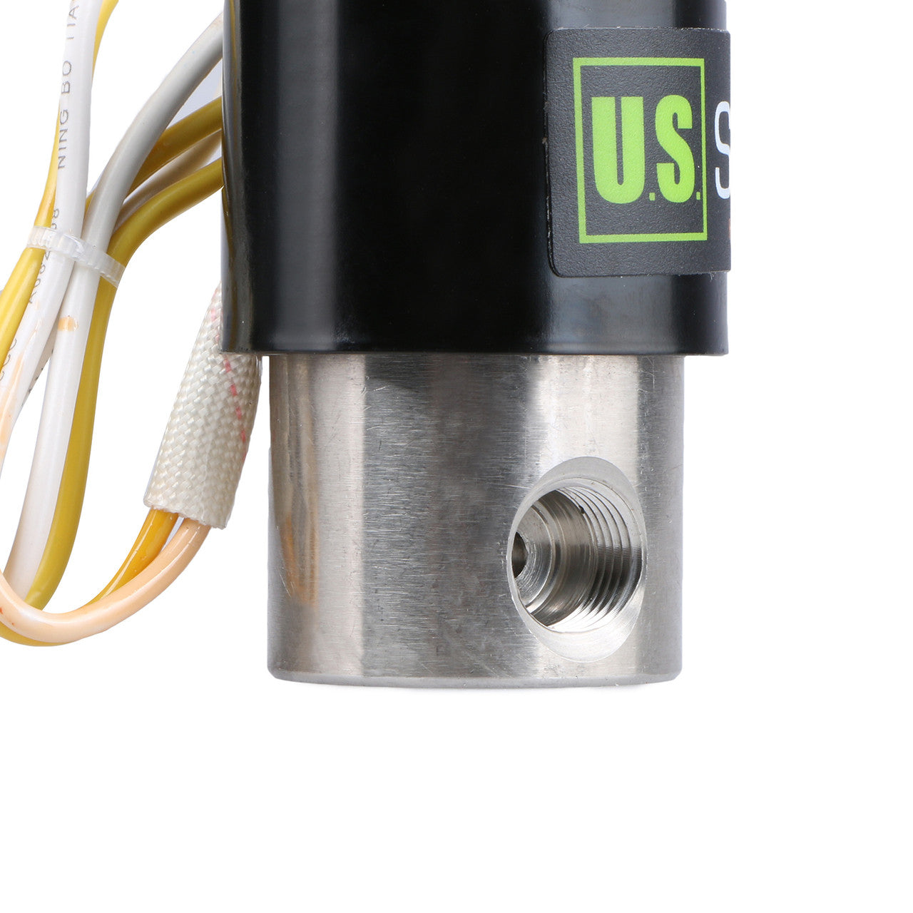 U.S. Solid Electric Solenoid Valve- 1/4" 110V AC Solenoid Valve Stainless Steel Body Normally Closed, VITON SEAL