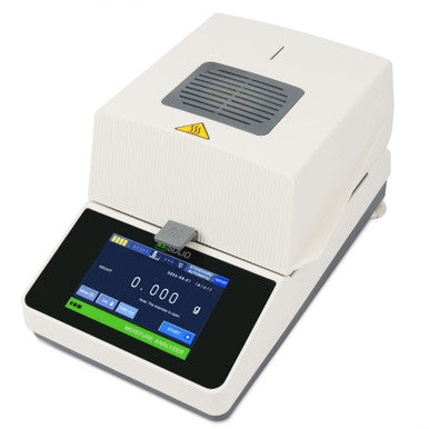 Moisture Analyzer - 0.005 g, 0.05% Readability Moisture Balance, 5-inch Touch Screen, 110 g Capacity