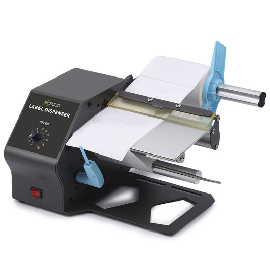 U.S. Solid Automatic Label Dispenser for Translucent and Opaque Labels, 5-180 MM Width No Limits Length