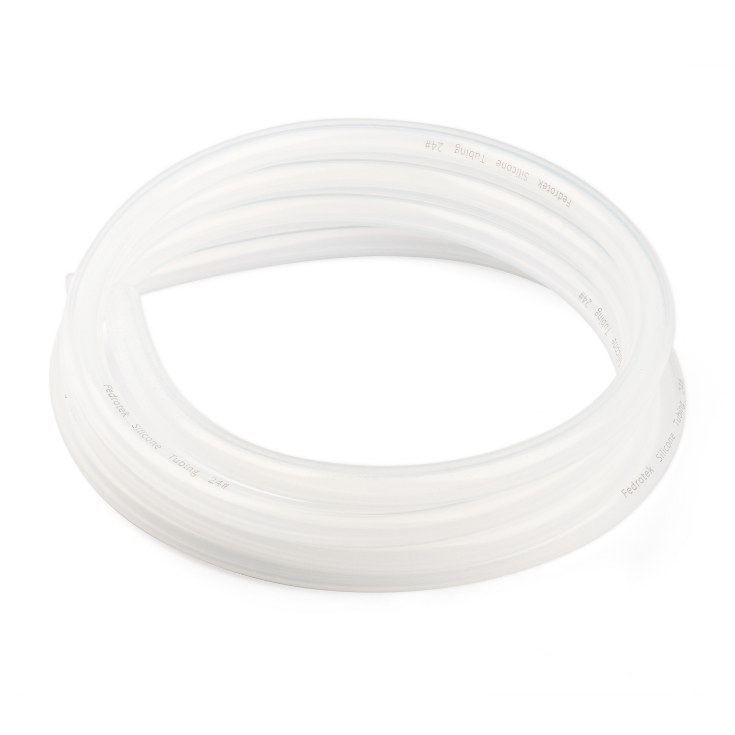 24# Platinum-cured Silicone Tubing Replacement of U.S. Solid Peristaltic Pump, Thickness 2.4mm, Inner Diameter 6.4mm, 2 Meters