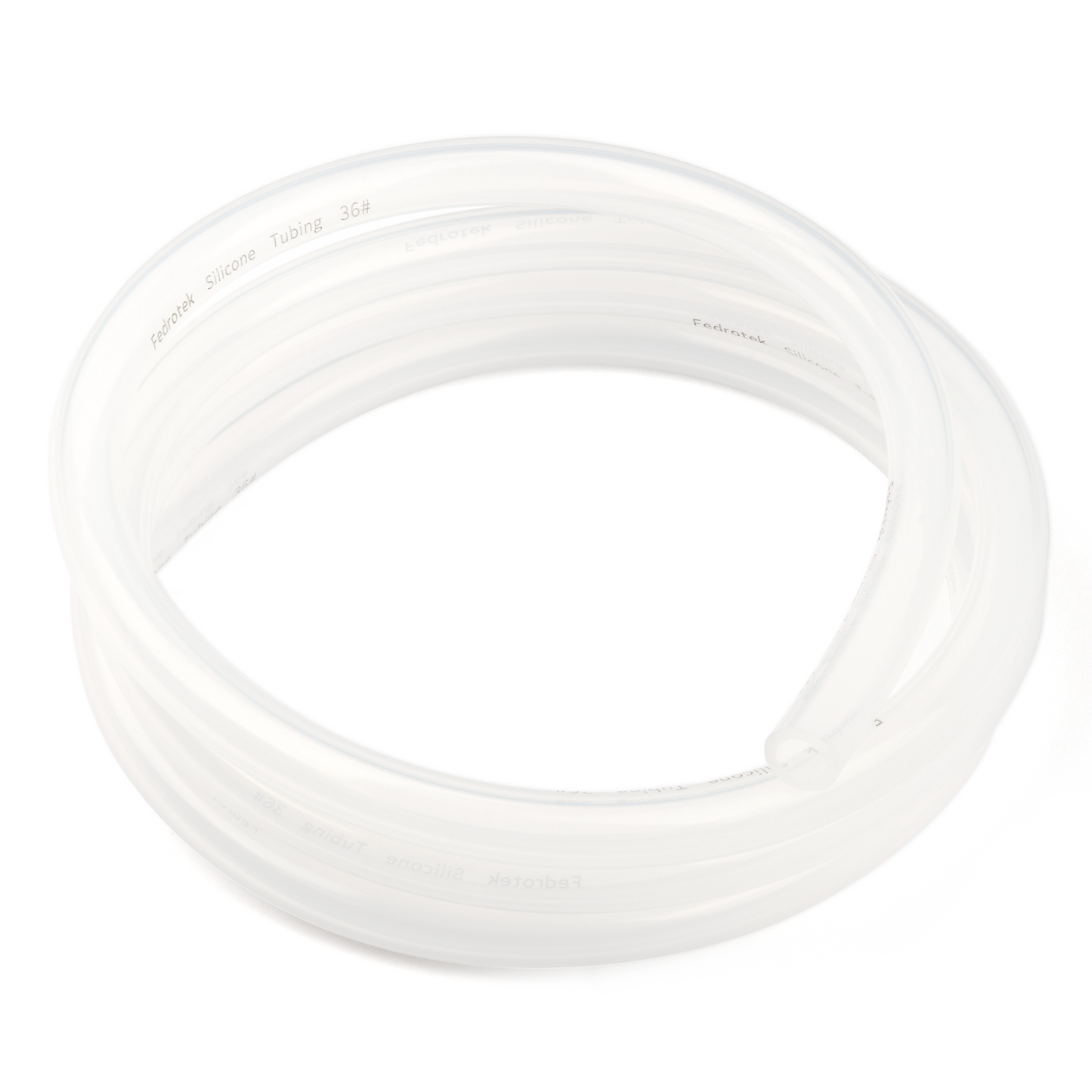 36# Platinum-cured Silicone Tubing Replacement of U.S. Solid Peristaltic Pump, Thickness 2.4mm, Inner Diameter 9.6mm, 2 Meters