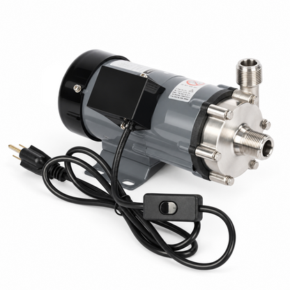 Pompe à entraînement magnétique, acier inoxydable 316, 13,7 GPM, 3/4" NPT, 110 V