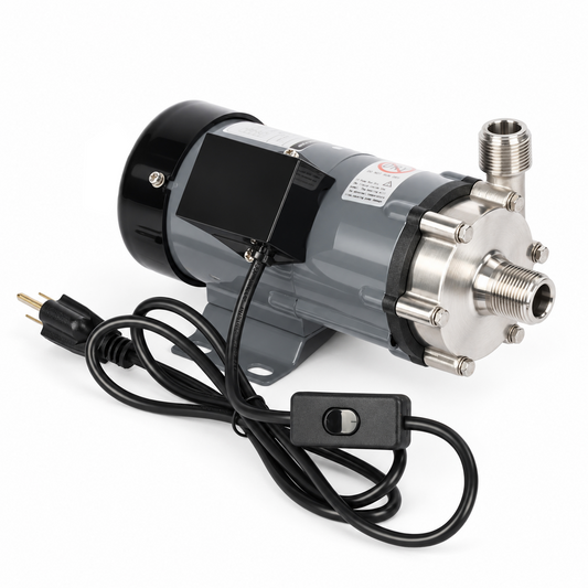 Magnetdriven pump, 316 rostfritt stål, 13.7 GPM, 3/4" NPT, 110V