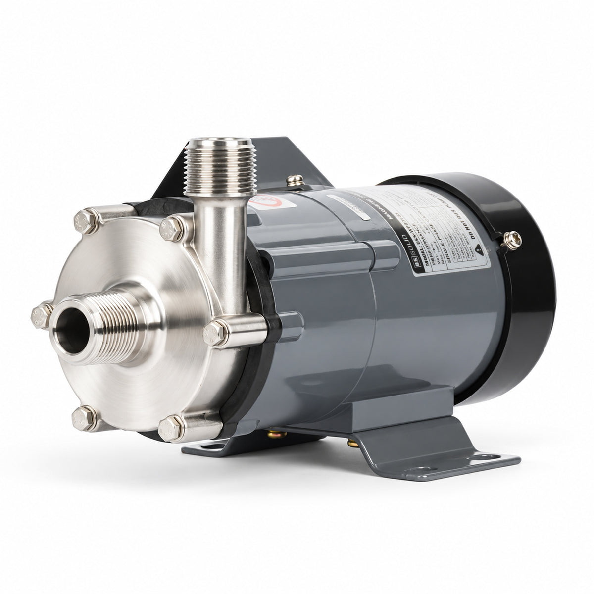 Pompe à entraînement magnétique, acier inoxydable 316, 13,7 GPM, 3/4" NPT, 110 V