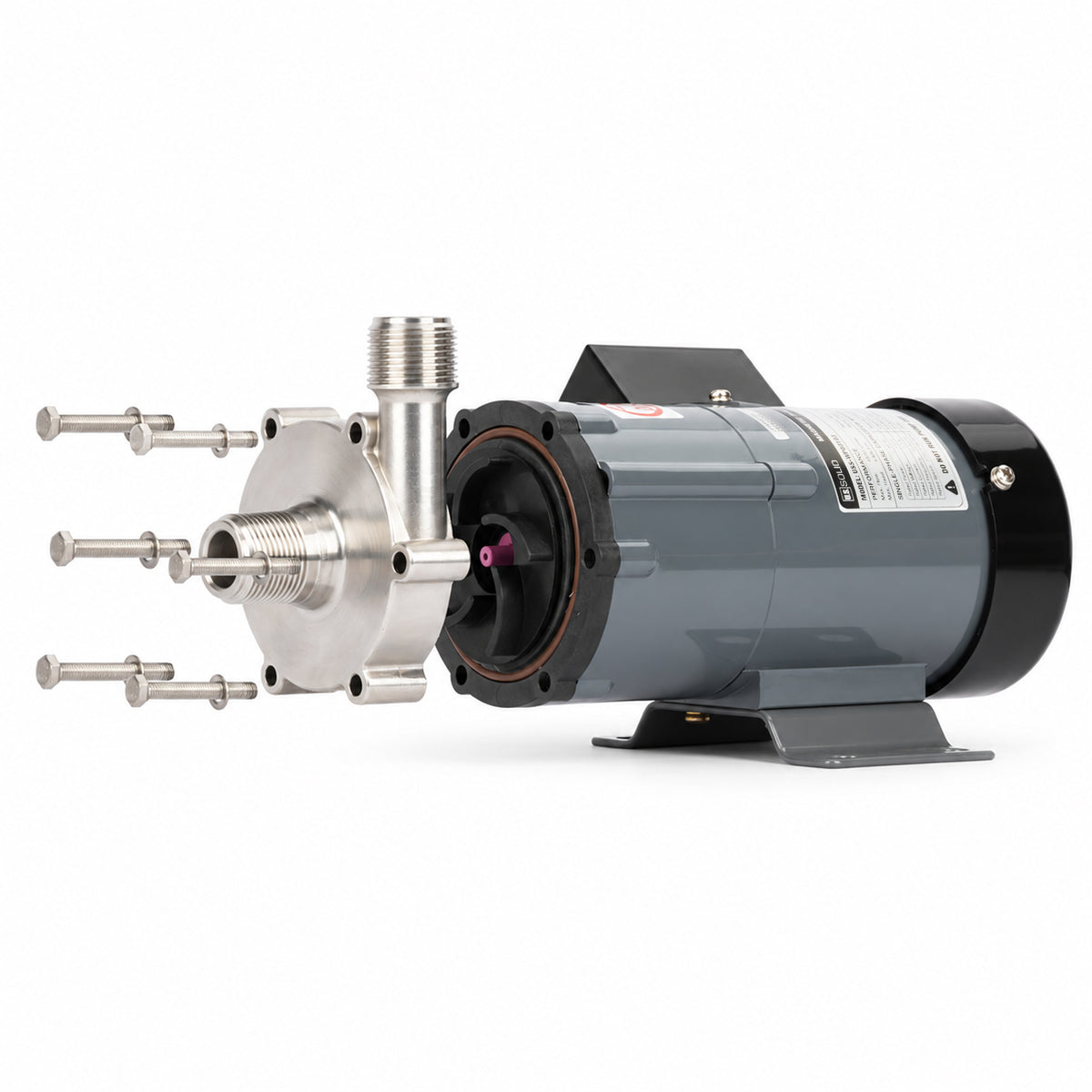Pompe à entraînement magnétique, acier inoxydable 316, 13,7 GPM, 3/4" NPT, 110 V