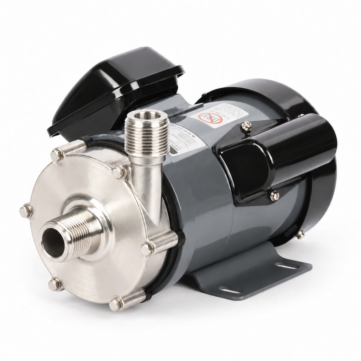 Magnetic Drive Pump, 316 Stainless Steel, 25.6 GPM, 1" NPT, 110V