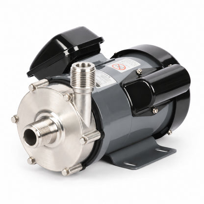 Magnetic Drive Pump, 316 Stainless Steel, 25.6 GPM, 1" NPT, 110V