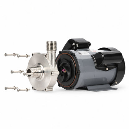Magnetic Drive Pump, 316 Stainless Steel, 25.6 GPM, 1" NPT, 110V