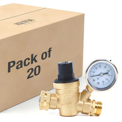 U.S. Solid 水調整弁 - 調整可能な圧力調整器圧力計