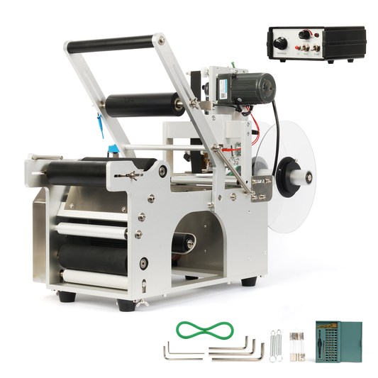 Semi-Automatic Round Bottle Labeling and Coding Machine