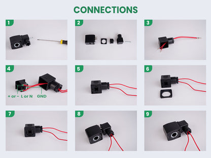 Válvula solenoide eléctrica de acero inoxidable de 1/2", 110 V CA, normalmente cerrada, 145 PSI, VITON