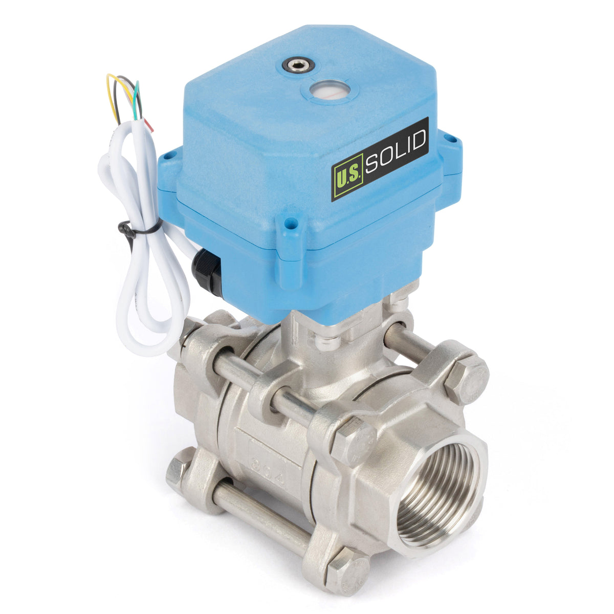 2" 304 Stainless Steel Motorized Ball Valve - 9
