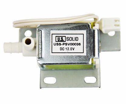 U.S. Solid Two-Way  Angle Mini Air Solenoid Valve DC 12 V