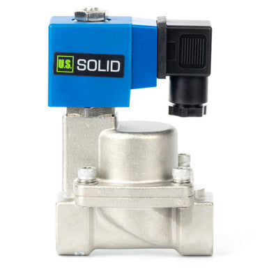 High Pressure Solenoid Valve - 3/4" Stainless Steel 100 bar, 110V AC High-Pressure High-Temperature Resistance Solenoid Valve, 248℉