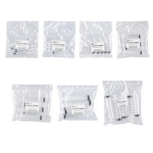 Kit di avviamento per siringhe da laboratorio, 1/2/5/10/20/30/60 ml, 35 pezzi