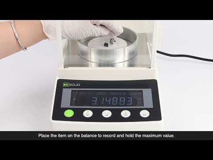 0,01 mg semi-mikro analytisk vekt - 102 g x 0,01 mg / 0,1 mg Vitenskapelig laboratoriepresisjonsvekt med automatisk kalibrering