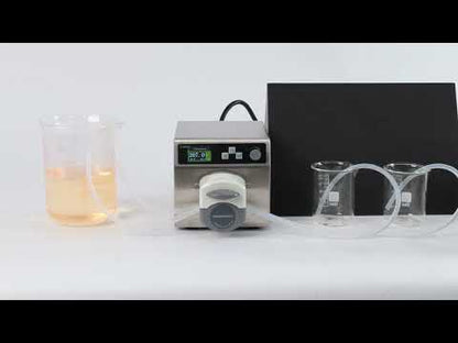 Kompakt peristaltisk pump - hastighetsjusterbar, enkel-/dubbelkanalig (0,0033–365,69/190,76 ml/min)