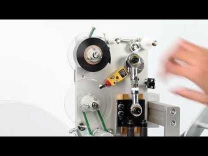 Semi-Automatic Round Bottle Labeling and Coding Machine