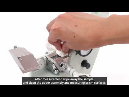 Abbe Refractometer, 1.3000-1.7000 nD, ±0.0002 nD, 0-95% Brix