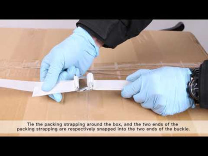 U.S. Solid Kit di reggiatura per imballaggio per impieghi gravosi, fascetta composita in polipropilene (rossa)