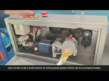 Mesin Penyegel Pita Kontinu - Mesin Penyegel Kantong Horizontal Otomatis untuk Kantong Film PVC 0,02~0,5mm dengan Kontrol Suhu Digital