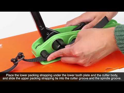 U.S. Solid Banding Strapping Kit Packaging Pallet Tool, 3/4" x 1640' Υφαντό κορδόνι, 300 τμχ Μεταλλικές πόρπες
