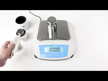 U.S. Solid 1200 g / 0.01 g Electronic Fabric GSM Scale with a 0-3mm Disc Sampler