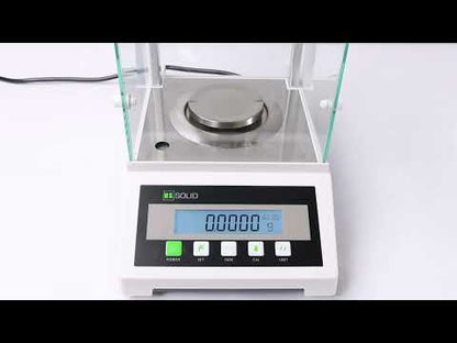 0,1 mg Analysenwaage – Digitale Laborwaage, 100 g x 0,0001 g