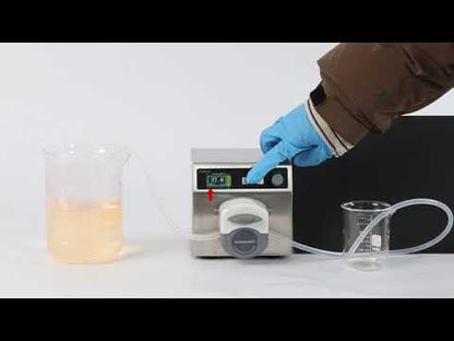 Kompakt peristaltisk pump - hastighetsjusterbar, enkel-/dubbelkanalig (0,0033–365,69/190,76 ml/min)