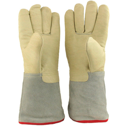 35cm (13.8") Long Cryogenic Gloves LN2 Liquid Nitrogen Protective Gloves