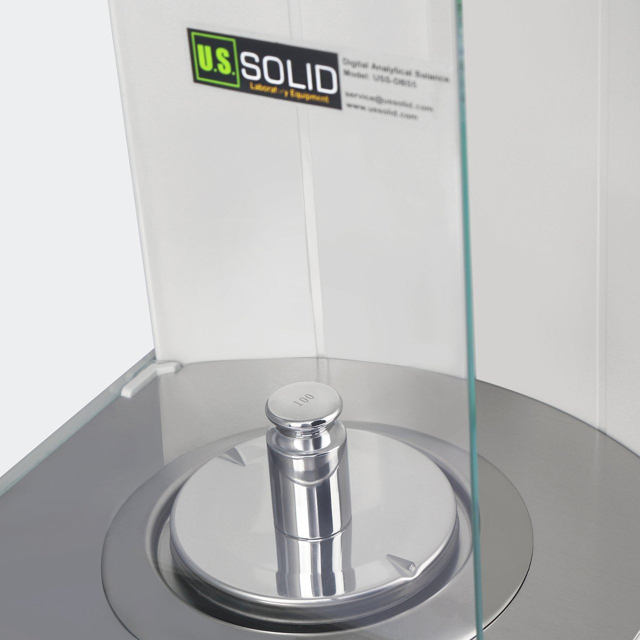 U.S. Solid 200 x 0.0001g Analytical Balance - Density and Dynamic Weighing, 0.1 mg Lab Balance Digital Precision Scale