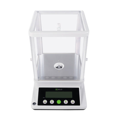 U.S. Solid 0.001 g Precision Balance - Digital Lab Scale 1 mg Analytical Electronic Balance with 2 LCD Screens, 110 g x 0.001g