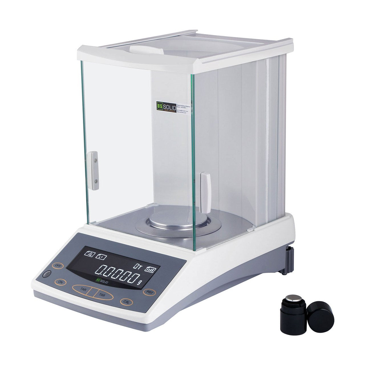 U.S. Solid 200 x 0.0001g Analytical Balance, 0.1 mg Lab Balance Digital Precision Scale(g, ct, oz)