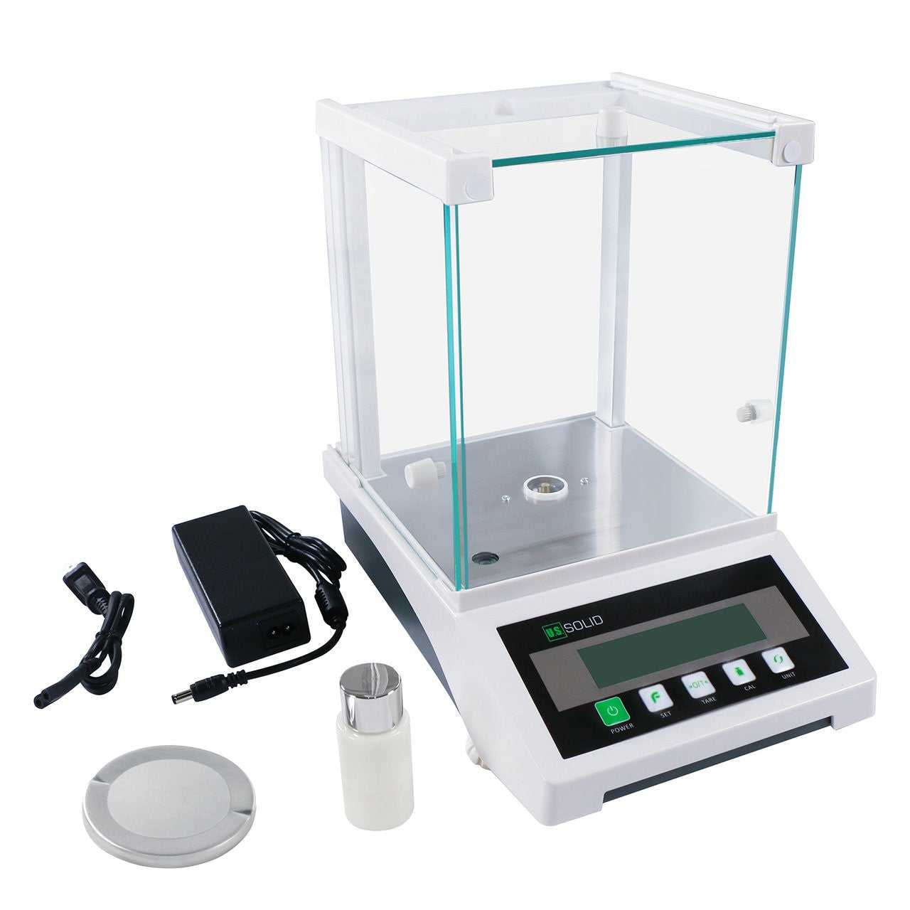 U.S. Solid 0.1 mg Analytical Balance – Auto-Calibration Lab Science Electronic Balance, 100 g x 0.0001 g