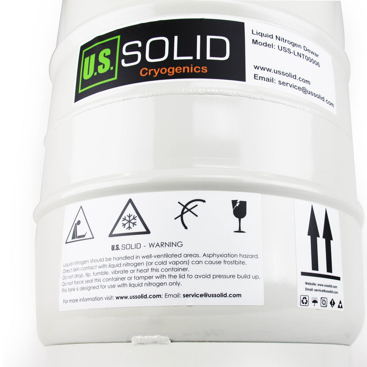 20 L Cryogenic Container Liquid Nitrogen LN2 Tank – U.S. Solid
