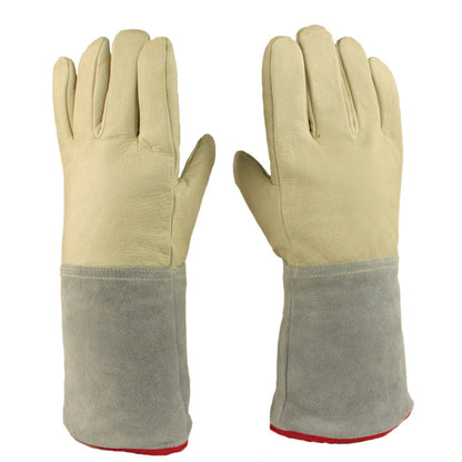 35cm (13.8") Long Cryogenic Gloves LN2 Liquid Nitrogen Protective Gloves