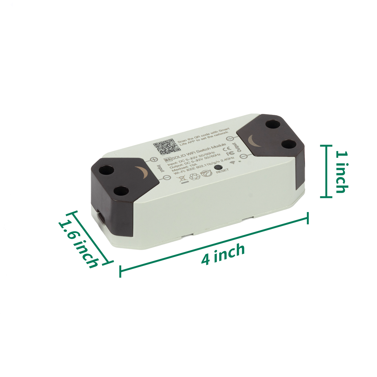 Ricevitore DIM WiFi con pulsante 12/36V DC, 2 canali da 5A Ricevitore DIM WiFi con pulsante 12/36V DC, 2 canali da 5A